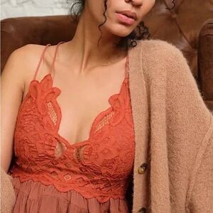 ❌SOLD❌Free People Adella Cami Top, Size: XS, color: Winding Roads (burnt orange)